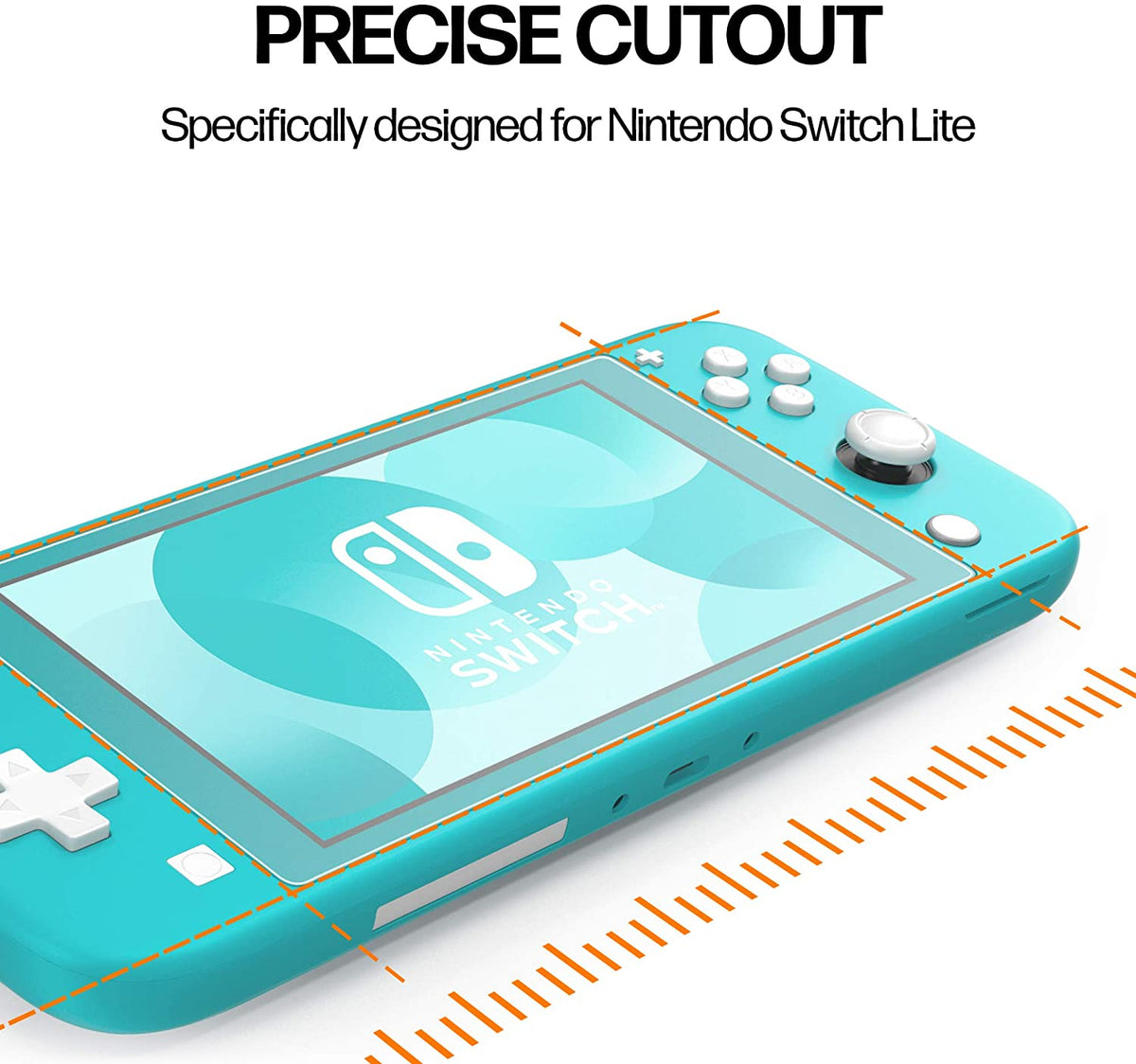 Nintendo Switch Lite Tempered Glass Screen Protector [2-Pack] Cover