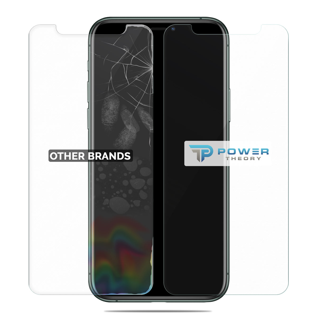 iPhone 11 Pro Max Tempered Glass Screen Protector [2-Pack] Cover