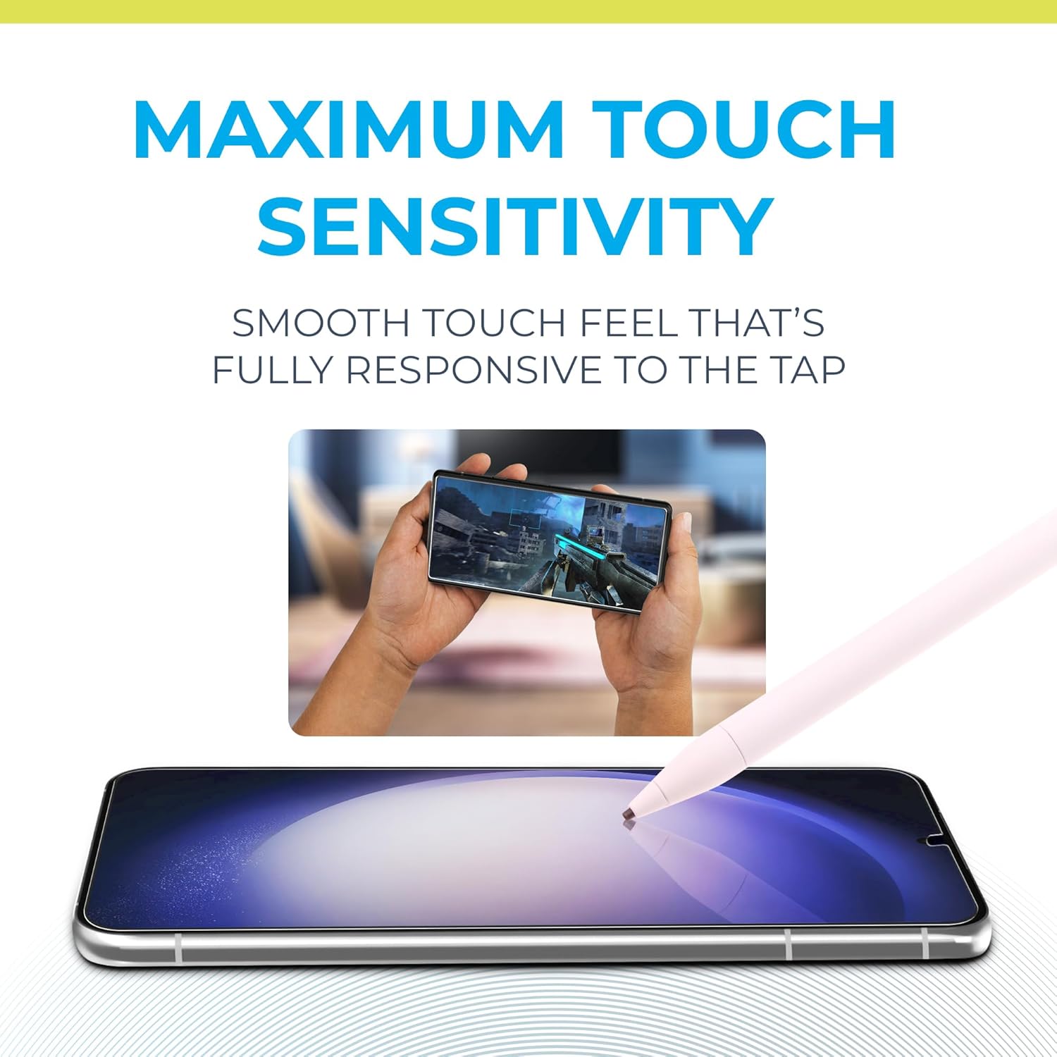 Power Theory Designed for Samsung Galaxy S25 Screen Protector Tempered Glass 9H Hardness [2 Pack]