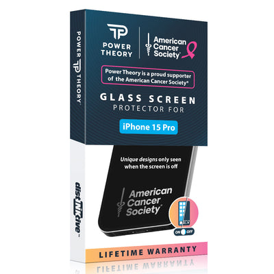 iPhone 15 Pro Tempered Glass Screen Protector Benefitting The American Cancer Society [2-Pack] Preview #2