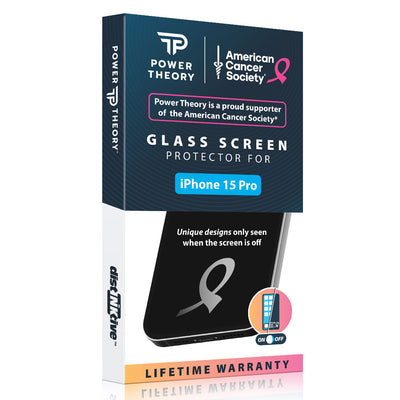 iPhone 15 Pro Tempered Glass Screen Protector Benefitting The American Cancer Society [2-Pack] Preview #3