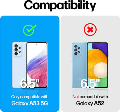 Samsung Galaxy A53 5G Tempered Glass Screen Protector [2-Pack] Preview #5