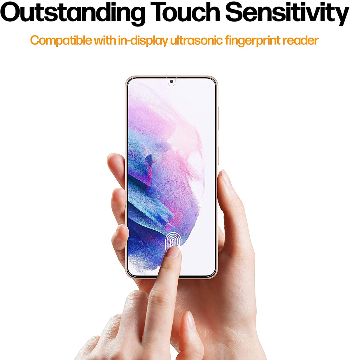 Samsung Galaxy S21 Plus Anti-Scratch Screen Protector Film [2-Pack] Cover