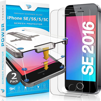 iPhone SE / iPhone 5S / iPhone 5 Tempered Glass Screen Protector [2-Pack] Preview #1