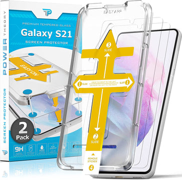 Samsung Galaxy S21 5G Tempered Glass Screen Protector [2-Pack]