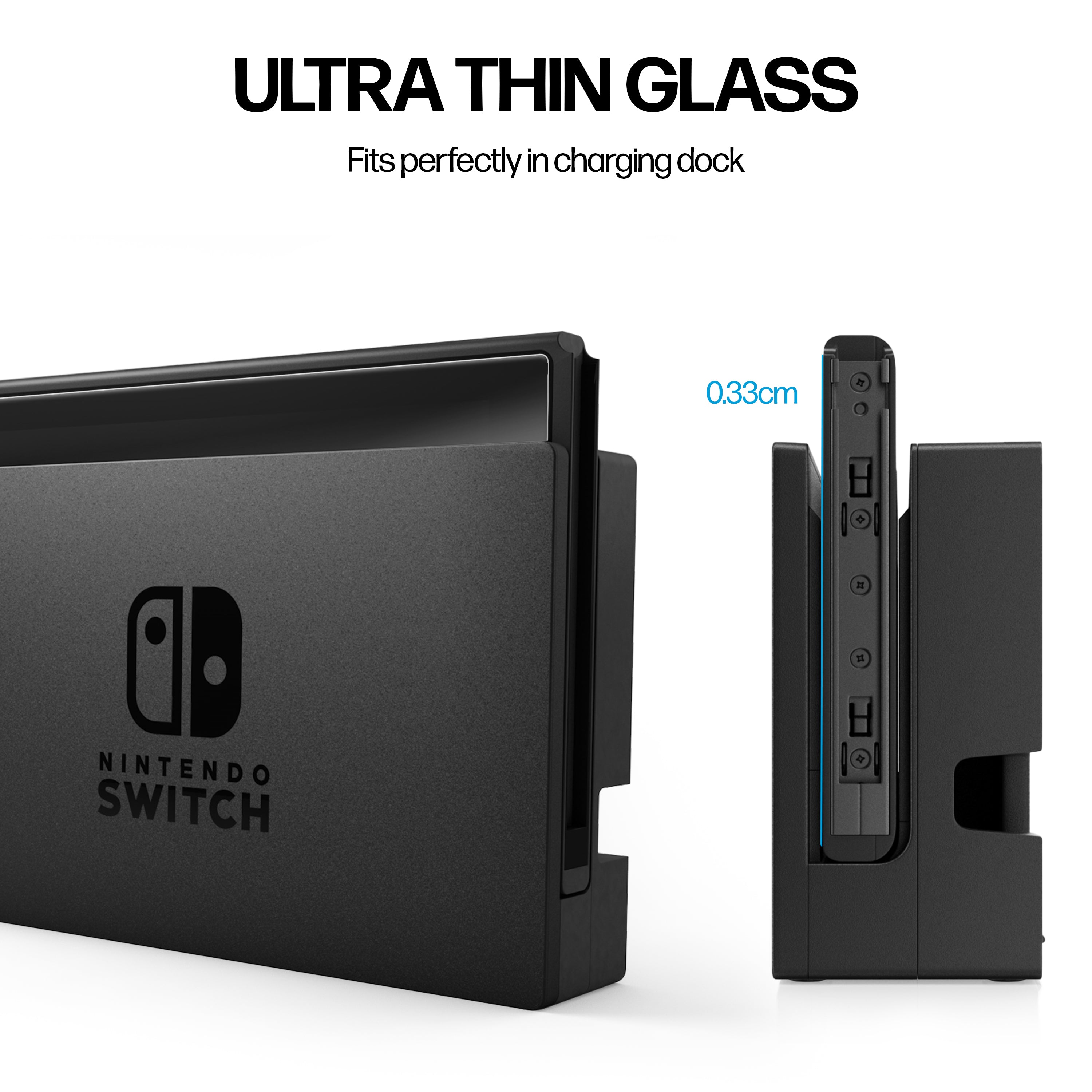 Nintendo Switch Tempered Glass Screen Protector [2-Pack]