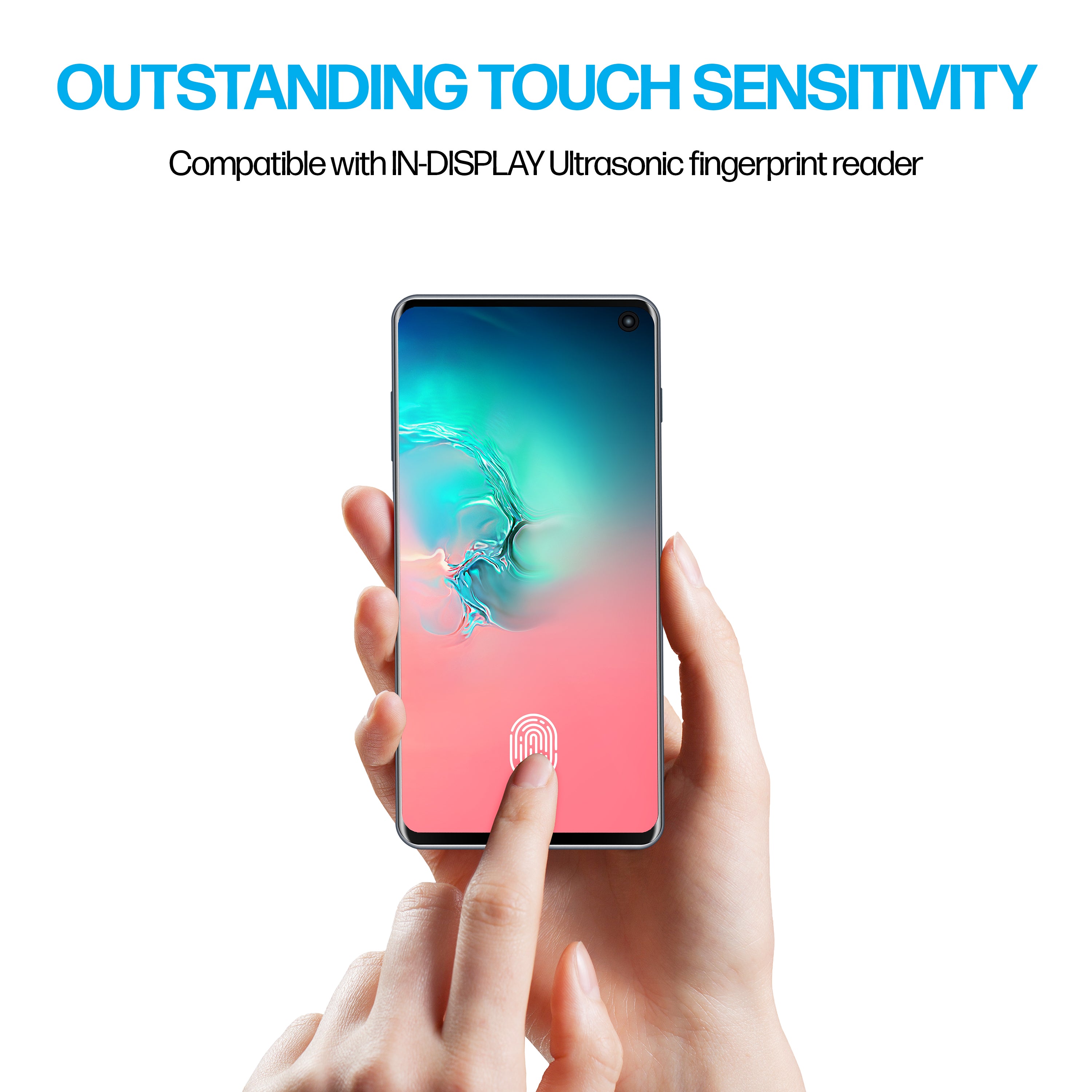 Samsung Galaxy S10 TPU Anti-Scratch Screen Protector Film [2-Pack]