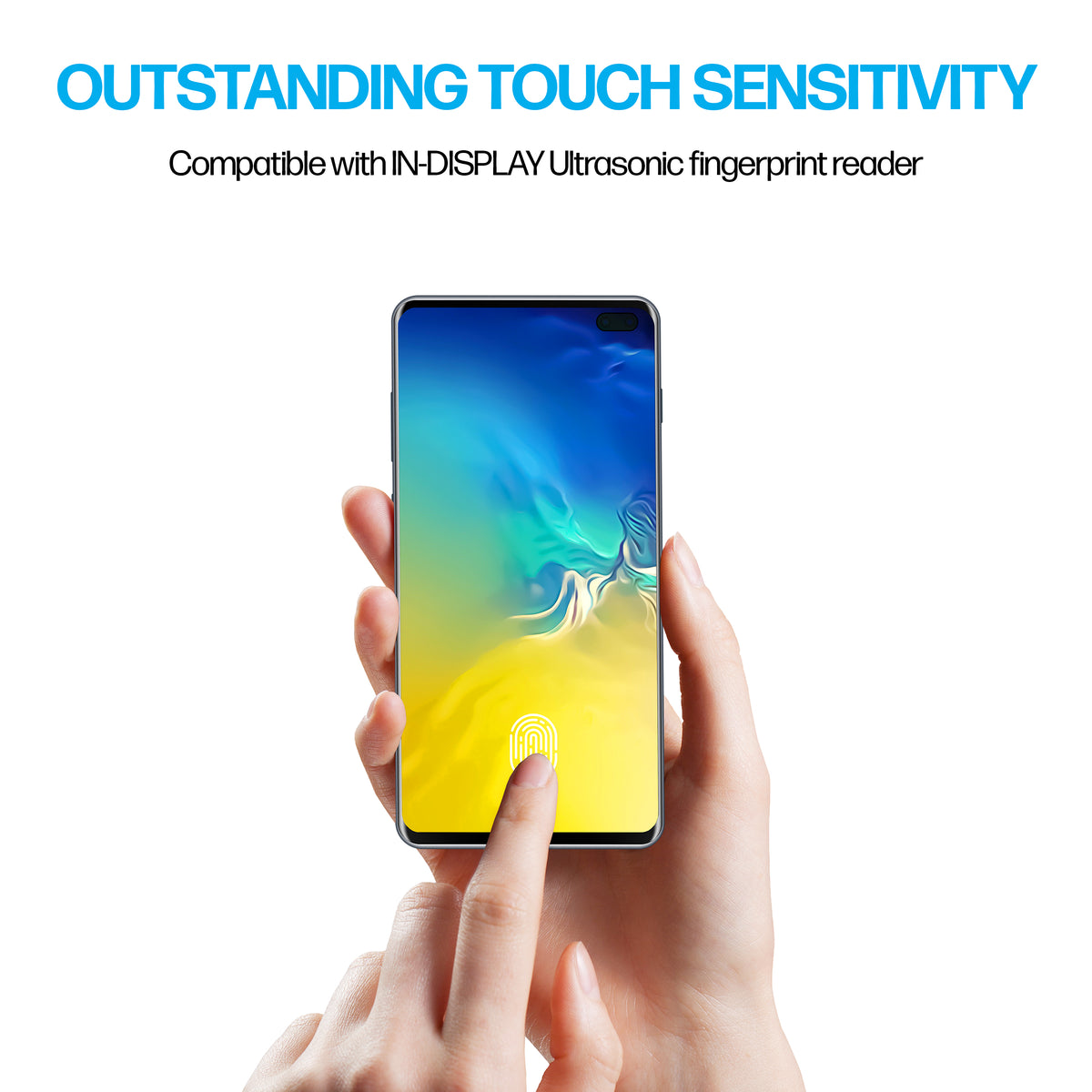 Samsung Galaxy S10 Plus TPU Anti-Scratch Screen Protector Film [2-Pack] Cover
