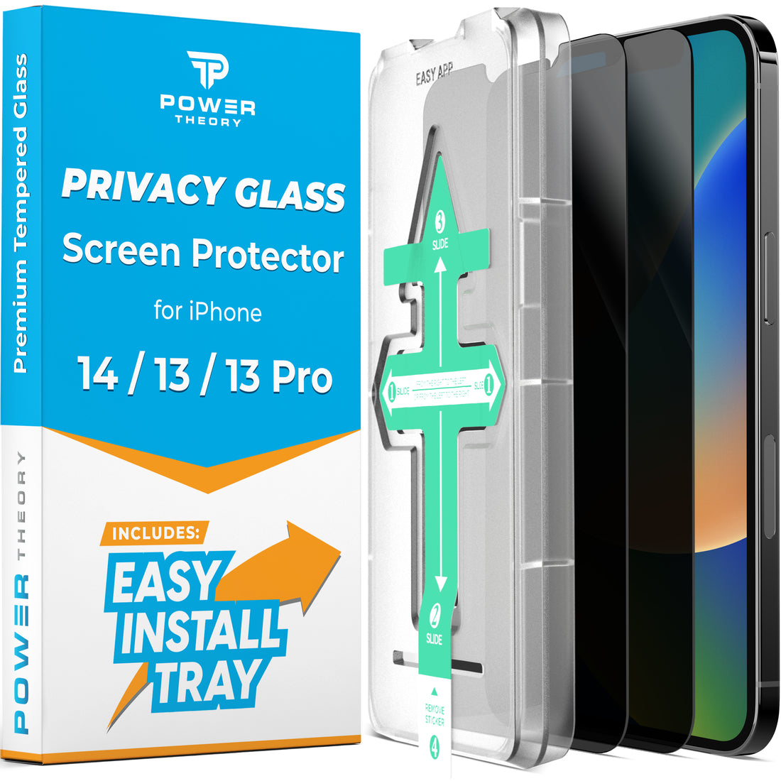 iPhone 14 Pro Tempered-Glass Privacy Screen Protector
